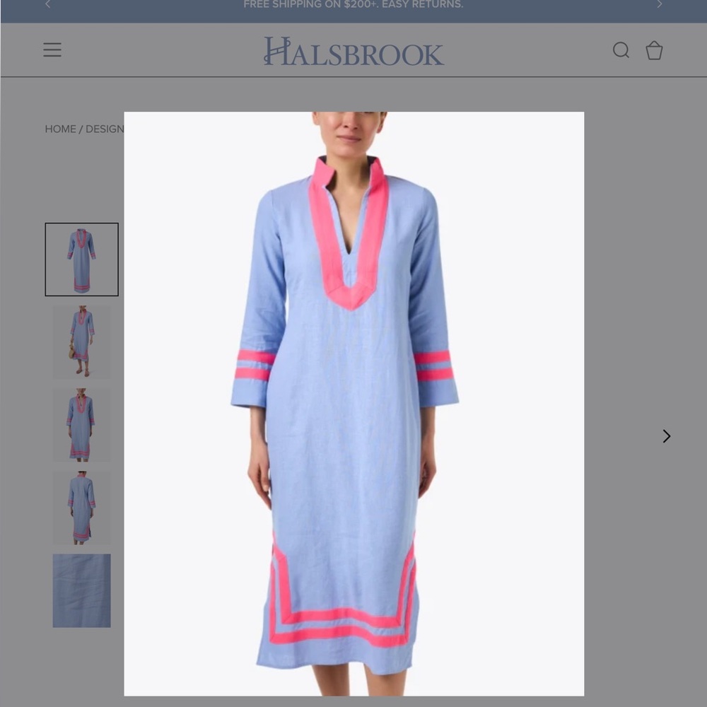 SAIL TO SABLE PERWINKLE BLUE/PURPLE WITH PINK TRIM NWT SIZE SMALL